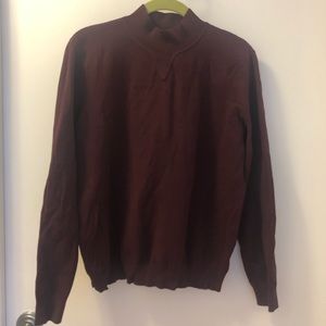 Tory Burch Sport Burgundy Sweater